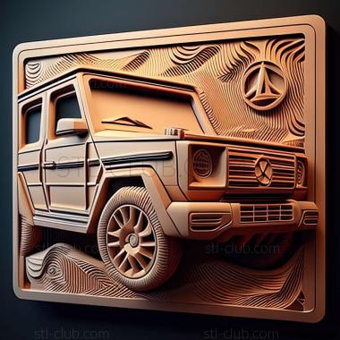 3D модель Mercedes Benz G4 (STL)